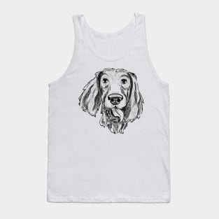 Smiling gordon setter, sketch Tank Top